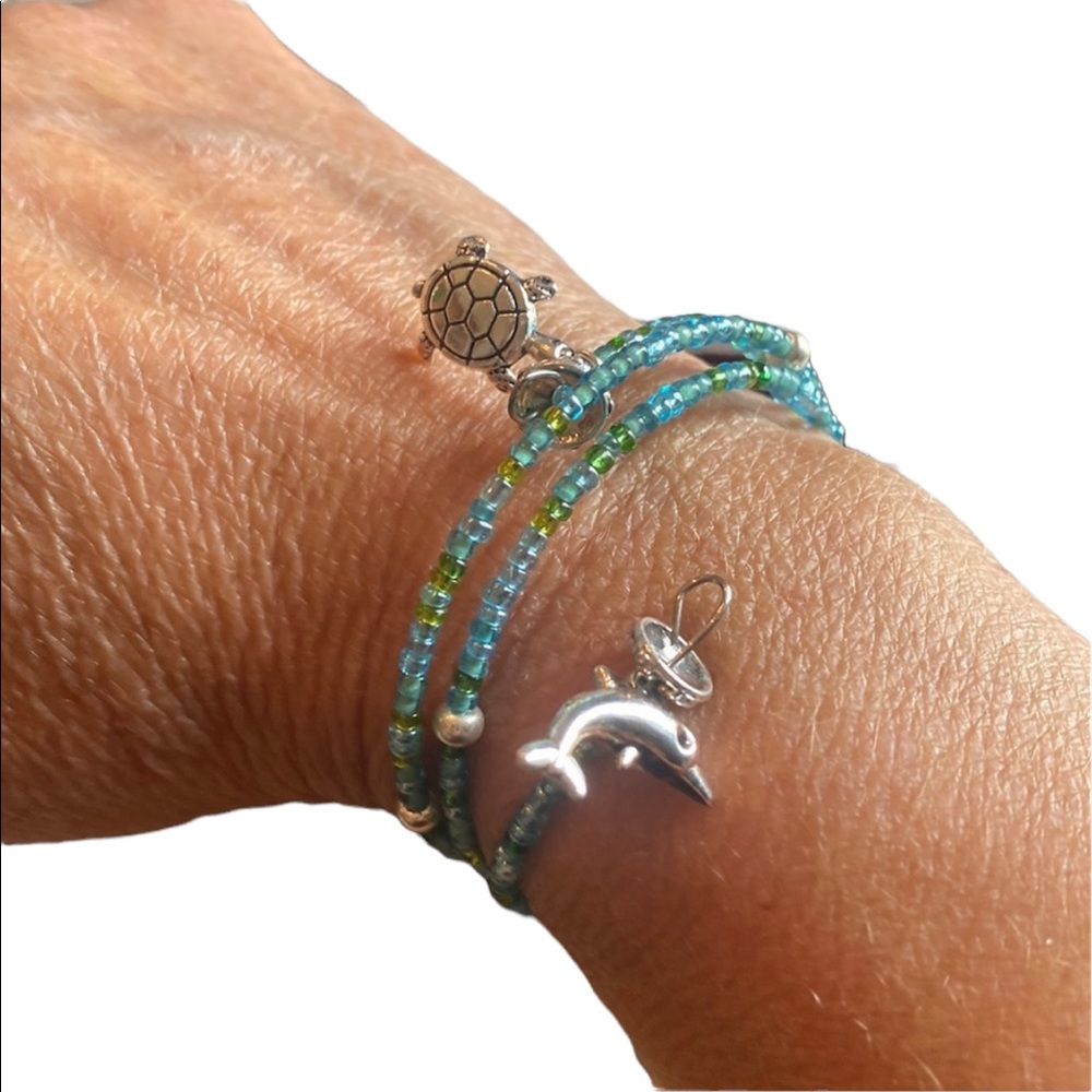 Handmade Ocean Inspired Wrap Bracelet